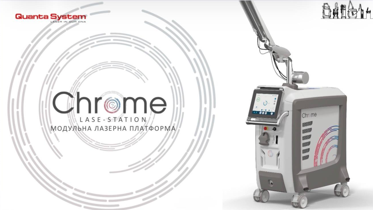 CHROME — модульна лазерна платформа для безмежних можливостей у косметології - DUSO Створюємо beauty-бізнес для вас